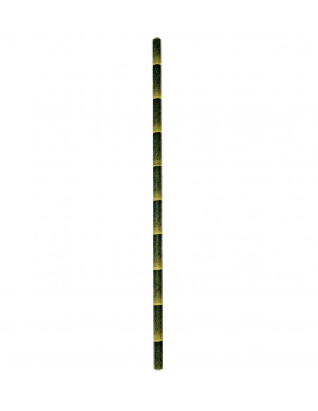 Pajita de Papel Negro 6x210 250 ud