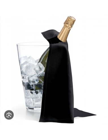 Cubrebotellas Rolldrap negro 10 ud