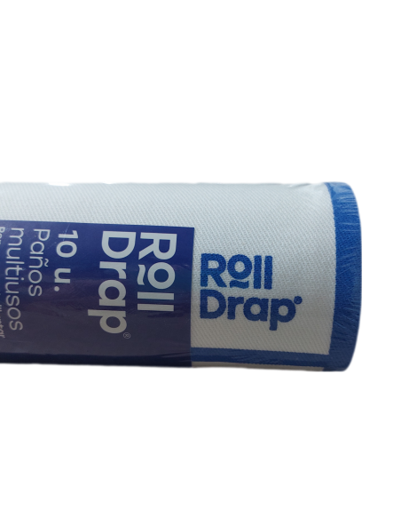 Paño Multiusos Roll drap blanco 10 ud