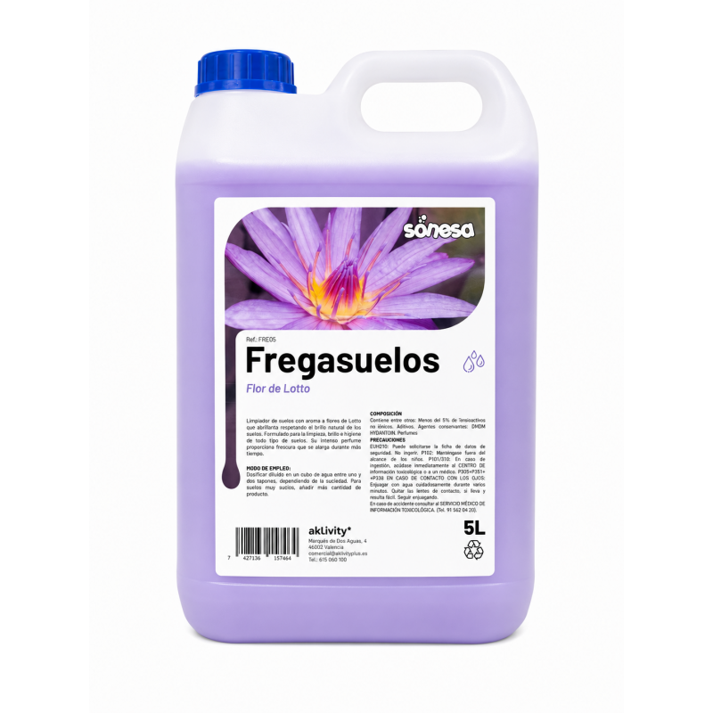 Fregasuelos Flor de Loto 5L