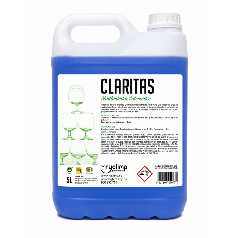 Claritas Abrillantador de Maquina 5L
