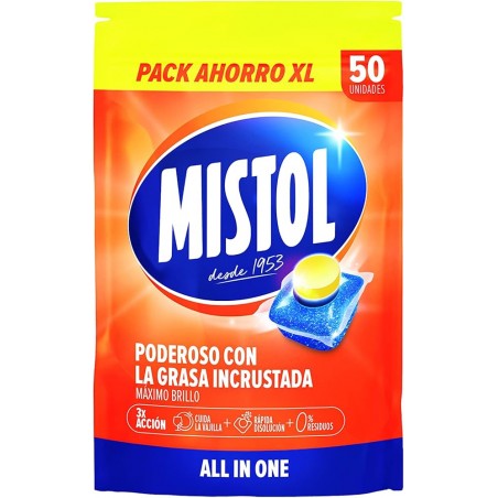 Mistol Pastillas Lavavajillas 50 ud