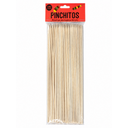 100 Pinchos de Madera de 20 cm